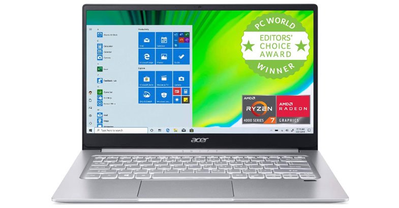 Acer Swift 3 - Best Gaming Laptops Under $700