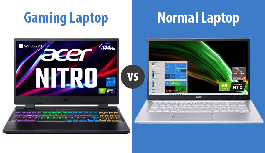Gaming Laptop Vs Normal Laptop